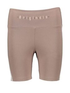 Adidas Szorty kolarskie w kolorze jasnobrązowym rozmiar: M. Brązowe spodenki sportowe ADIDAS, m, bez wzorów, z materiału, z podwyższonym stanem, rowerowe. Za 83,81 zł.