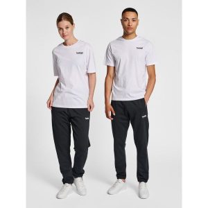 Koszulka Hummel Legacy Jose. Białe bluzki Hummel, bez wzorów, eleganckie, bez kołnierzyka, bez ramiączek. Za 111,00 zł.