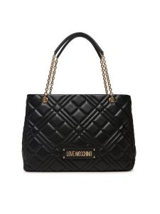LOVE MOSCHINO Torebka JC4145PP0NLA0000 Czarny. Czarne torebki klasyczne LOVE MOSCHINO, bez wzorów, ze skóry, bez dodatków. Za 699,99 zł.