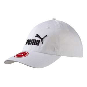 Czapka Z Daszkiem Dla Dorosłych Unisex Essential Big Cat. Białe czapki Puma, bez wzorów. Za 90,99 zł.