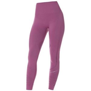 Legginsy damskie Brubeck GYM. Fioletowe legginsy Brubeck, bez wzorów, z elastanu, z podwyższonym stanem, długie. Za 146,99 zł.