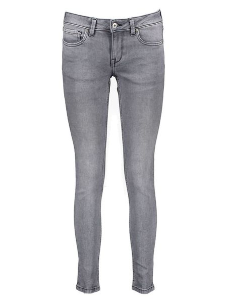 Pepe Jeans Dżinsy "Pixie" - Skinny fit - w kolorze szarym rozmiar: W28/L30. Szare jeansy Pepe Jeans, z aplikacjami, z jeansu. Za 192,79 zł.
