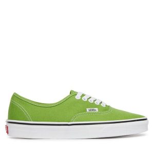 Tenisówki Vans. Zielone trampki Vans, bez wzorów, bez zapięcia. Za 319,99 zł.