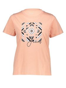 Pepe Jeans Koszulka w kolorze pomarańczowym rozmiar: S. Pomarańczowe bluzki Pepe Jeans, s, bez wzorów, z bawełny, bez kołnierzyka, bez ramiączek. Za 83,42 zł.