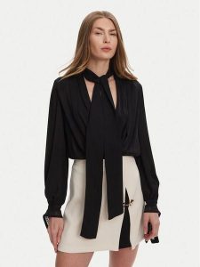 Elisabetta Franchi Body CB-006-51E2 Czarny Regular Fit. Czarne body i gorsety Elisabetta Franchi, bez wzorów, z wiskozy. Za 829,99 zł.