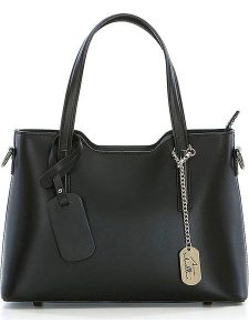 Anna Morellini Skórzana torebka "Dalila" w kolorze czarnym - 28 x 22 x 8 cm rozmiar: onesize. Czarne torebki klasyczne Anna Morellini, bez wzorów, z materiału, przez ramię, bez dodatków. Za 310,45 zł.