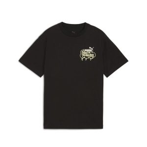 Młodzieżowa koszulka MID90s II z grafiką PUMA Black. Czarna bluzki Puma, m, bez wzorów, młodzieżowe, bez kołnierzyka, bez ramiączek. Za 99,00 zł.