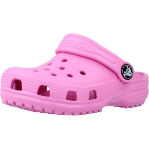 Sandały CROCS CLASSIC CLOG T Rose. Białe buty trekkingowe Crocs, z gumy, bez zapięcia. Za 197,99 zł.