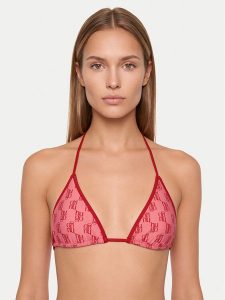 HUGO Góra od bikini 50555664 Różowy. Czerwone bikini Hugo, bez wzorów, z syntetyku. Za 259,99 zł.