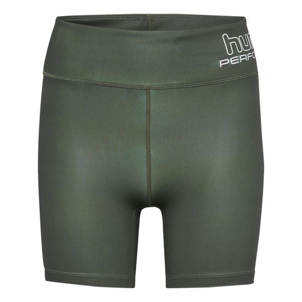 Szorty damskie Hummel Te Fundamental. Zielone szorty Hummel, bez wzorów, z dżerseju. Za 157,50 zł.