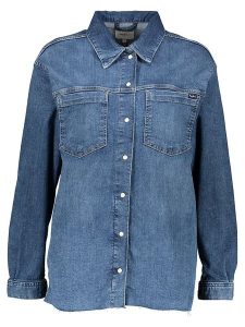 Pepe Jeans Koszula dżinsowa w kolorze niebieskim rozmiar: L. Niebieskie koszule Pepe Jeans, l, bez wzorów, z bawełny, bez kołnierzyka, bez ramiączek. Za 118,56 zł.