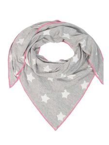 Zwillingsherz Chusta trójkątna "Stars" w kolorze szarym - 200 x 100 cm rozmiar: onesize. Szare apaszki i chusty Zwillingsherz, bez wzorów, z kaszmiru. Za 118,56 zł.