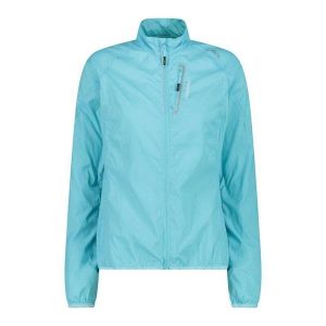 Damska kurtka wodoodporna CMP. Niebieskie kurtki CMP, bez wzorów, bez kaptura. W wyprzedaży za 211,50 zł.