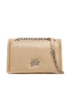 KARL LAGERFELD Torebka A1W30173 Beżowy. Brązowe torebki klasyczne KARL LAGERFELD, bez wzorów, ze skóry, bez dodatków. Za 679,99 zł.