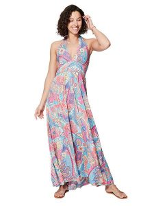 Ipanima Sukienka ze wzorem rozmiar: 34-40. Sukienki Ipanima, bez wzorów, bez kołnierzyka, bez ramiączek, maxi, rozkloszowane. Za 78,99 zł.