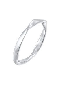 Elli Damska obrączkaTwisted Skręcona Basic ze srebra próby 925 Sterling Silver Pierścionki 1 ct Damski. Szare pierścionki Elli, srebrne. Za 241,39 zł.