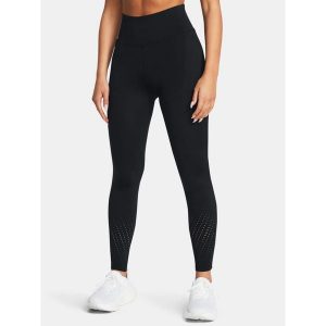 Legginsy do biegania damskie Under Armou Launch Elite. Czarne legginsy Under Armour, bez wzorów. Za 380,55 zł.