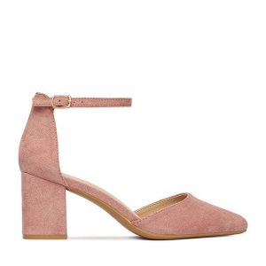 Czółenka JENNY. Czerwone czółenka Jenny, bez wzorów, bez obcasa, bez zapięcia. Za 119,99 zł.