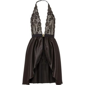 Koszulka babydoll + stringi (2 części). Czarne komplety bielizny bonprix, bez wzorów. Za 109,98 zł.