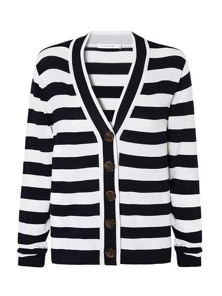 TATUUM Kardigan w kolorze czarno-białym rozmiar: XL. Białe kardigany Tatuum. Za 161,34 zł.