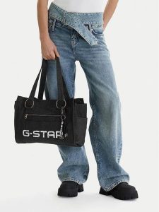 G-Star Raw Torebka CEO-XC8971 Czarny. Czarne shopper bag G-Star Raw, bez wzorów, z materiału, bez dodatków. Za 199,99 zł.