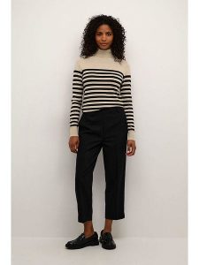 Kaffe Golf w kolorze beżowo-czarnym rozmiar: XXL. Brązowe golfy Kaffe, bez wzorów. Za 69,99 zł.