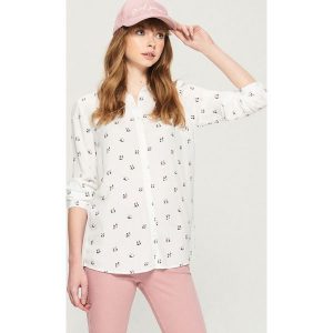 Wzorzysta koszula - Biały. Koszule marki Sinsay. Za 39,99 zł.