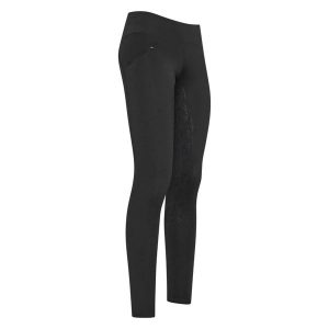 Damskie legginsy jeździeckie z pełną przyczepnością Easy Rider Dietse Winter. Czarne legginsy EASY RIDER, bez wzorów, z materiału, z podwyższonym stanem. Za 363,50 zł.