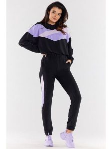 Awama Spodnie dresowe w kolorze czarnym rozmiar: L. Czarne spodnie dresowe Awama, l, bez wzorów, z dresówki. Za 107,99 zł.