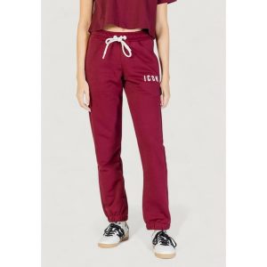 Spodnie Kobieta ICON. Czerwone spodnie dresowe ICON, bez wzorów. W wyprzedaży za 303,10 zł.