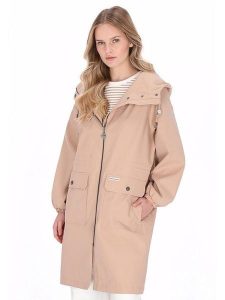 Schmuddelwedda Parka w kolorze beżowym rozmiar: XXL. Brązowe płaszcze Schmuddelwedda, xxl, bez wzorów, bez kaptura. Za 404,99 zł.