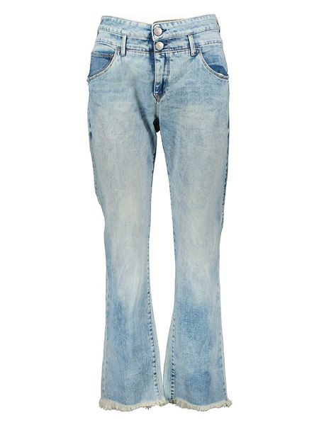 Herrlicher Dżinsy - Regular fit - w kolorze błękitnym rozmiar: W29. Niebieskie jeansy Herrlicher, z aplikacjami, ze skóry. Za 95,92 zł.