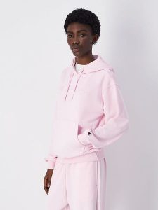 Champion Bluza w kolorze jasnoróżowym rozmiar: XL. Różowe bluzy Champion, xl, bez wzorów, z kapturem. Za 114,17 zł.