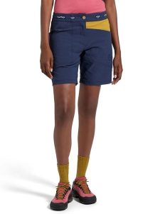 LA SPORTIVA Szorty wspinaczkowe "Mantra" w kolorze granatowym rozmiar: M. Niebieskie spodenki sportowe La Sportiva, m, bez wzorów, outdoorowe. Za 288,95 zł.