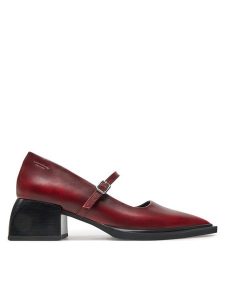 Vagabond Shoemakers Czółenka Vivian 5553-018-47 Czerwony. Czerwone czółenka Vagabond Shoemakers, bez wzorów, ze skóry, bez obcasa, bez zapięcia. Za 379,99 zł.