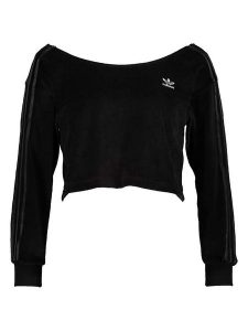 Adidas Bluza w kolorze czarnym rozmiar: 32. Czarne bluzy ADIDAS, bez wzorów, bez kaptura. Za 105,63 zł.