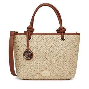 Torebka Nine West. Brązowe torebki klasyczne Nine West, bez wzorów, bez dodatków. Za 229,99 zł.