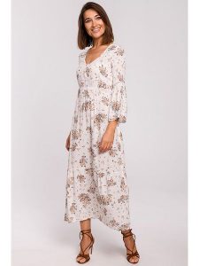 Stylove Sukienka w kolorze białym rozmiar: M. Białe sukienki Stylove, m, bez wzorów, z koronki, bez kołnierzyka, bez ramiączek, maxi. Za 184,46 zł.