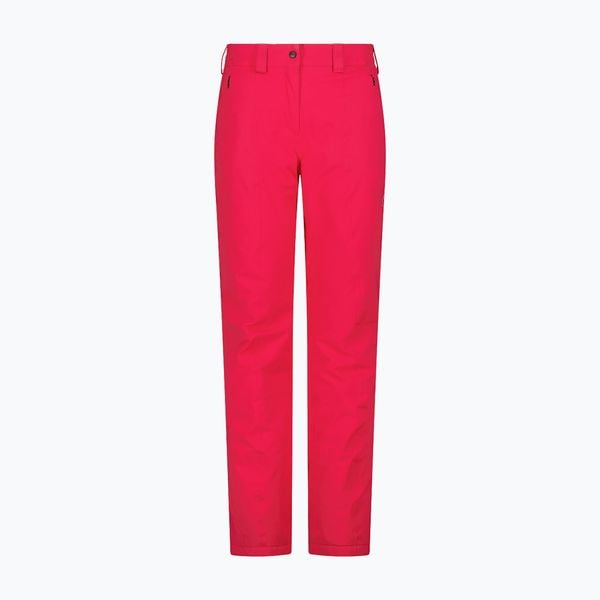 Spodnie narciarskie damskie CMP 3W20636. Czerwone spodnie sportowe CMP, na zimę, bez wzorów, narciarskie. W wyprzedaży za 299,99 zł.