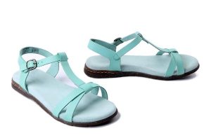 JOSEF SEIBEL Fabricia 01 74501 817 610 mint, sandały damskie. Zielone sandały Josef Seibel, bez wzorów, ze skóry, bez obcasa, bez zapięcia. Za 209,93 zł.