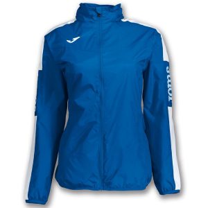 Damska kurtka przeciwdeszczowa Joma Championship IV — Royal Blue, XS. Białe kurtki JOMA, xs, bez wzorów. Za 169,99 zł.