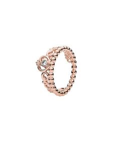 Pandora Pozłacany pierścionek z cyrkoniami rozmiar: 54. Różowe pierścionki Pandora, z cyrkonią, pozłacane. Za 295,99 zł.