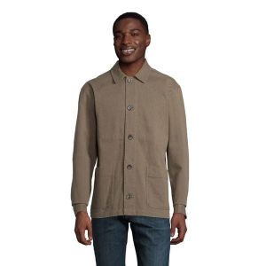 Overshirt Sol's Mael. Zielone kombinezony SOL'S, s, bez wzorów, z bawełny, bez kołnierzyka, bez ramiączek. Za 353,50 zł.