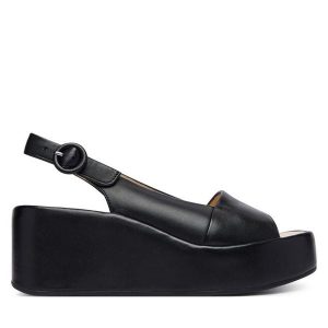 Czółenka HÖGL. Czarne czółenka HÖGL, bez wzorów, bez obcasa, bez zapięcia. Za 679,99 zł.