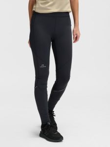 Damskie legginsy z wysokim stanem Newline Race. Czarne legginsy Newline, bez wzorów, z dżerseju, z podwyższonym stanem. Za 215,75 zł.