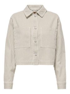 ONLY Kurtka jeansowa Naomi 15363815 Beżowy Regular Fit. Brązowe kurtki ONLY, m, bez wzorów, z bawełny, bez kaptura. Za 199,99 zł.