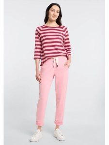 ELBSAND Spodnie dresowe "Brinja" w kolorze jasnoróżowym rozmiar: XS. Różowe spodnie dresowe ELBSAND, xs, bez wzorów, z bawełny. Za 130,99 zł.