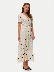 Vero Moda Sukienka koszulowa Joan 10343501 Beżowy Regular Fit. Brązowe kombinezony Vero Moda, xl, bez wzorów, z wiskozy, bez kołnierzyka, bez ramiączek, koszulowe. Za 249,99 zł.