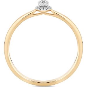 Pierścionek - , Brylant 0,10ct. Pierścionki marki W.KRUK. Za 1 790,00 zł.