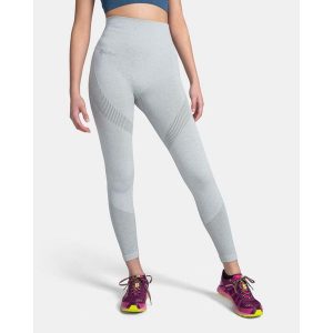 Damskie legginsy bezszwowe Kilpi SEAMIO-W. Szare legginsy Kilpi, bez wzorów. Za 145,26 zł.
